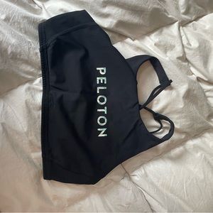 2 black peloton bras